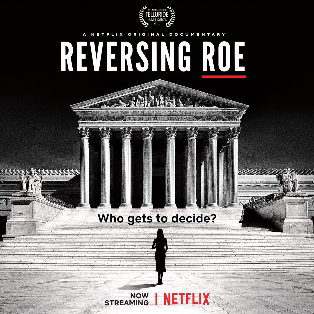 Poster del documental de Caso Roe: El aborto en los EE.UU