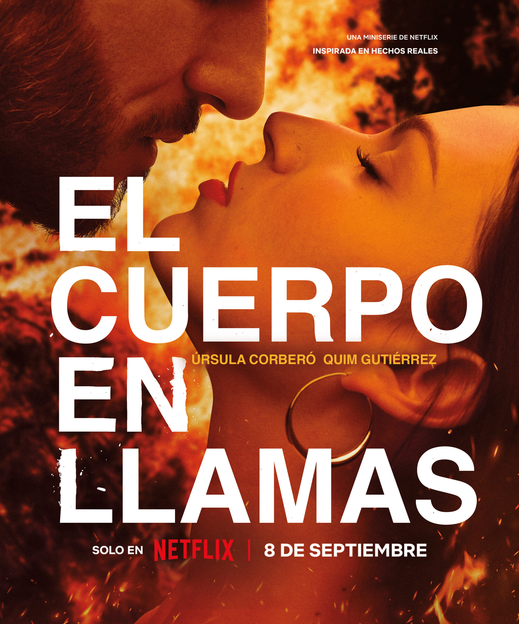 Poster de la serie El cuerpo en llamas