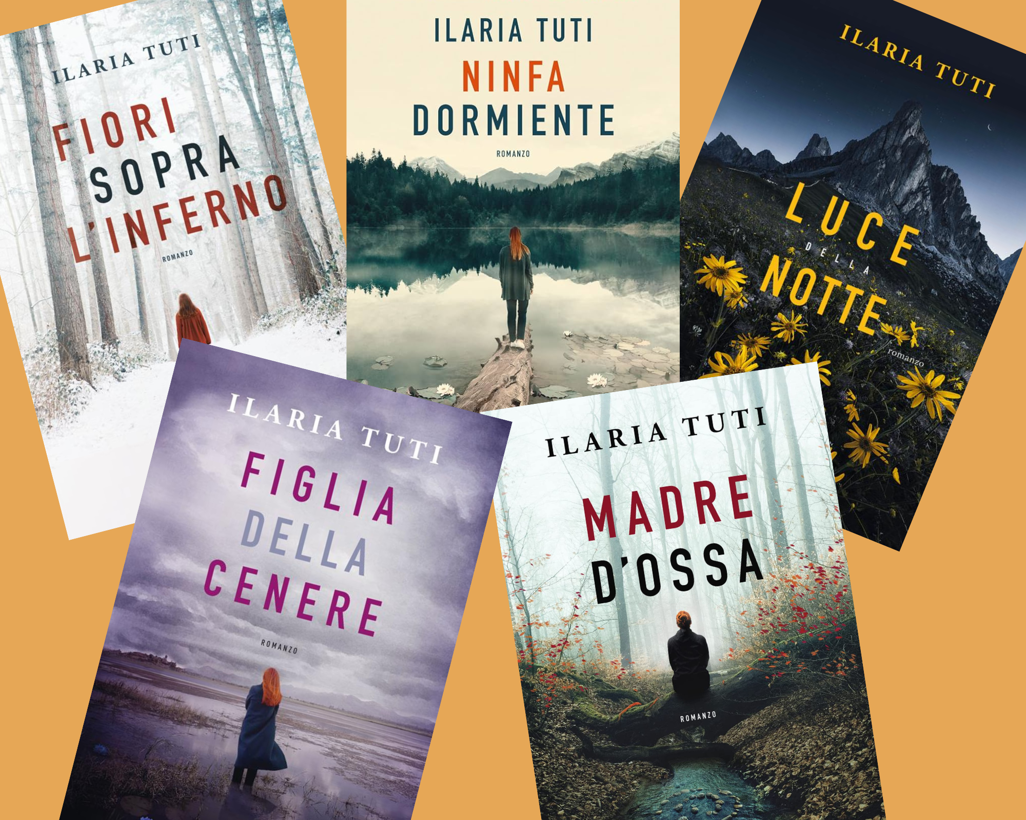 Portadas de los libros sobre Teresa Battaglia